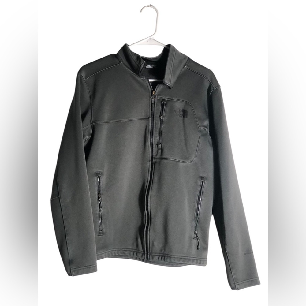 The North Face Mens soft shell full fleece lined zip jacket Sz Medium